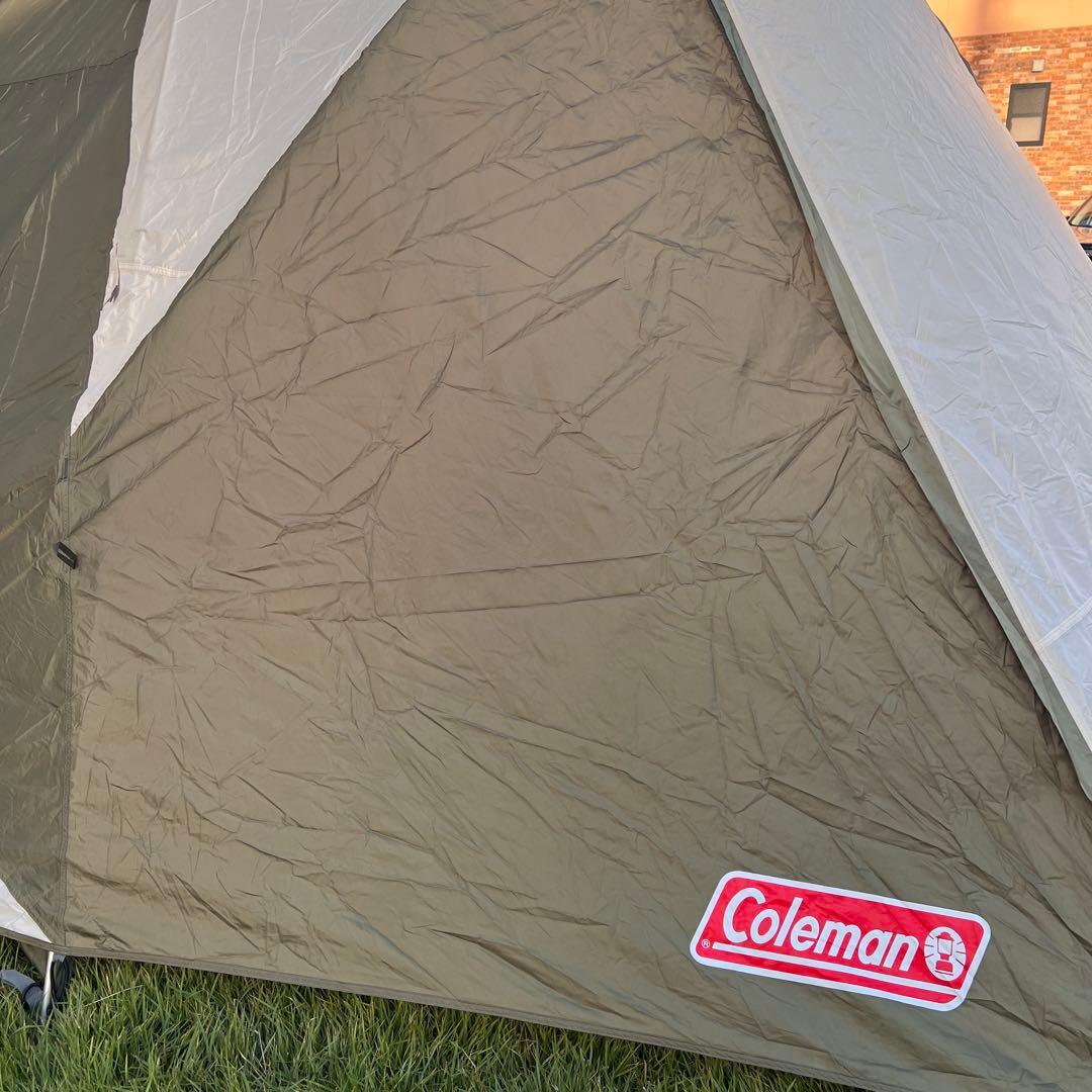 【良品】Coleman タフワイドドーム Ⅳ 300 オリーブサンド　限定色