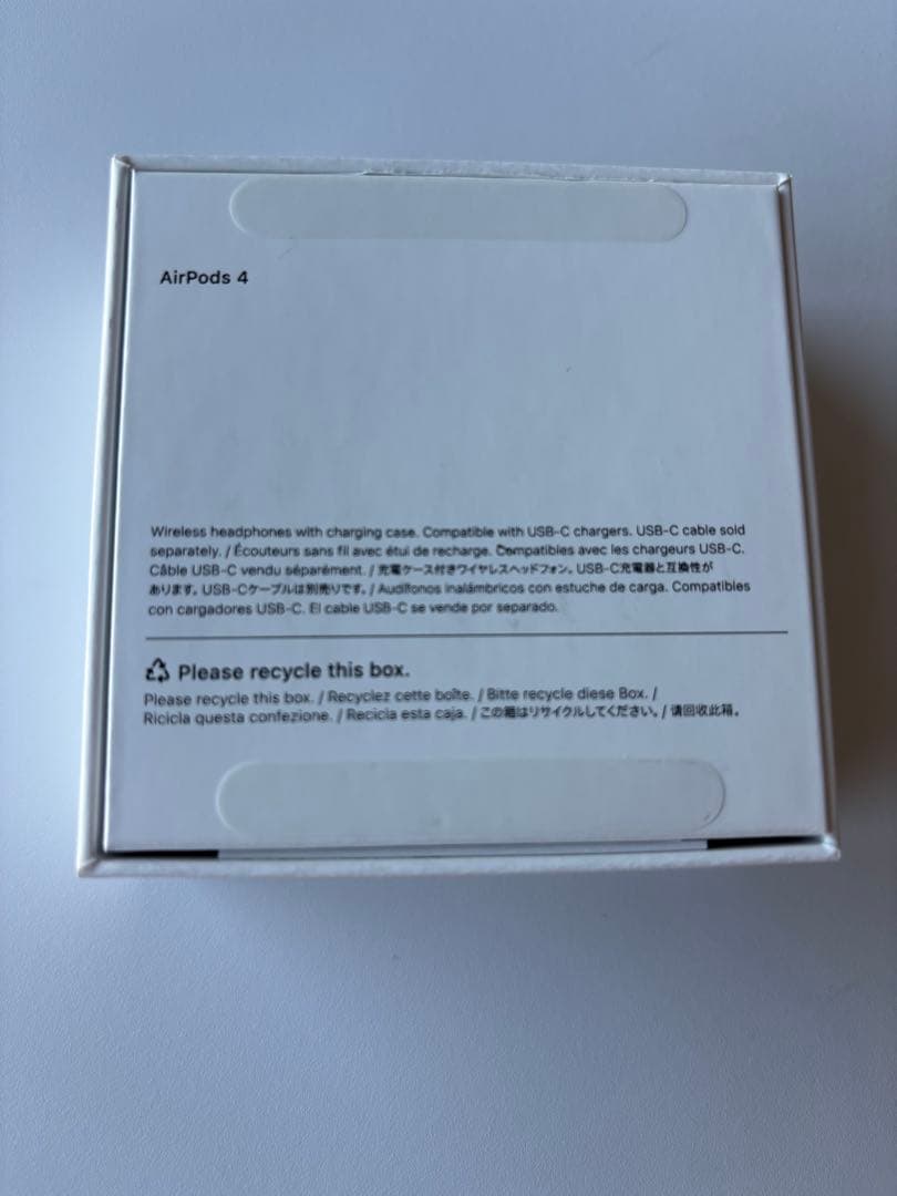 AirPods4 本体 保証付きNCなしモデル 【動作確認開封のみ・新品】