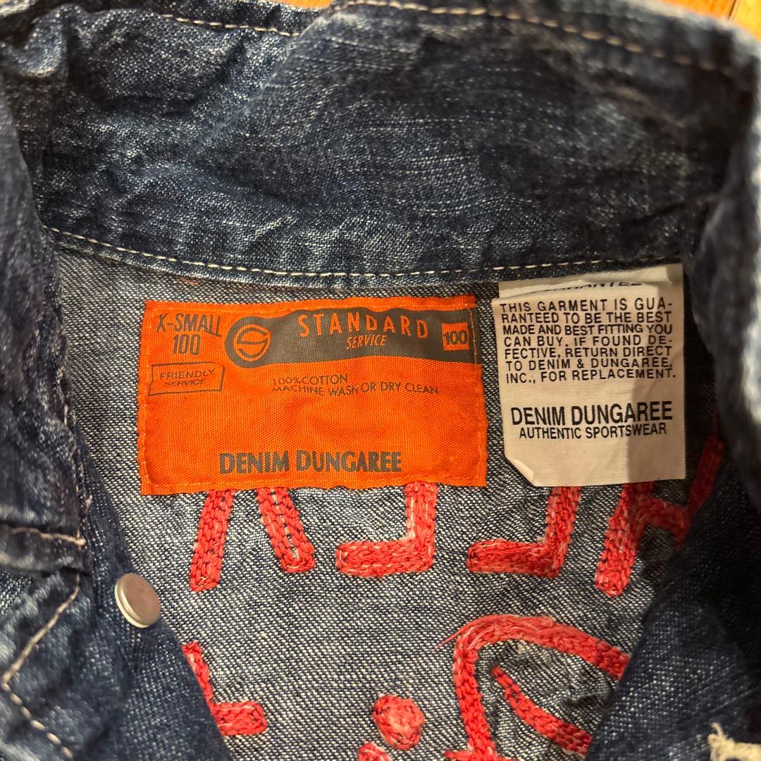 デニムダンガリー ジャンプスーツ100cm