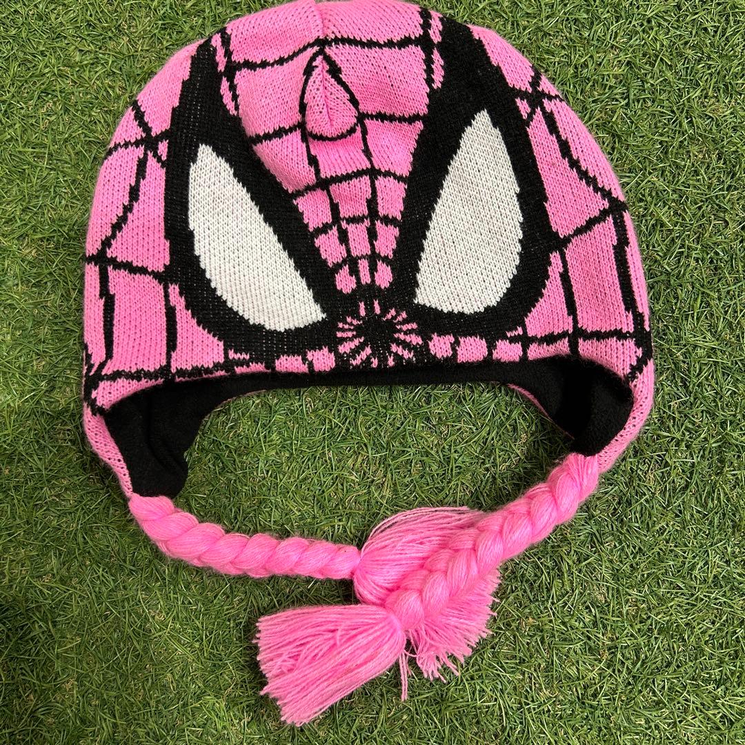 希少ftiスパイダービーニーピンク