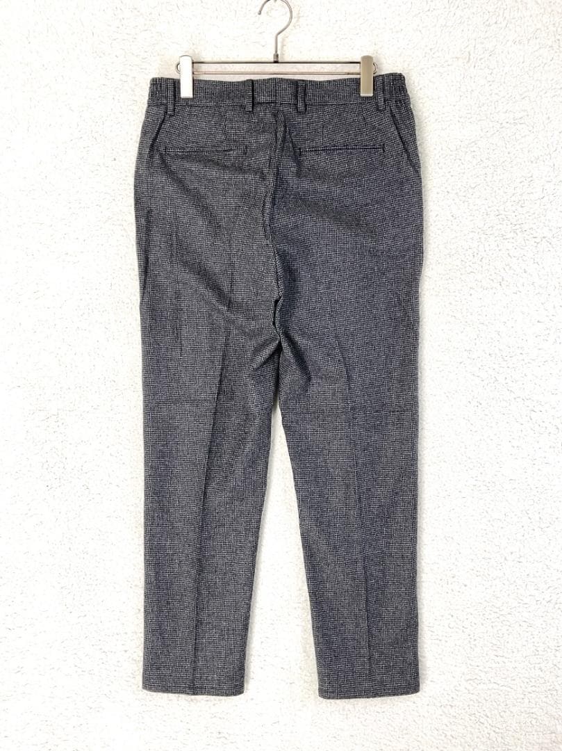 【未使用品】giab's ARCHIVIO ウールスラックスパンツ 千鳥格子