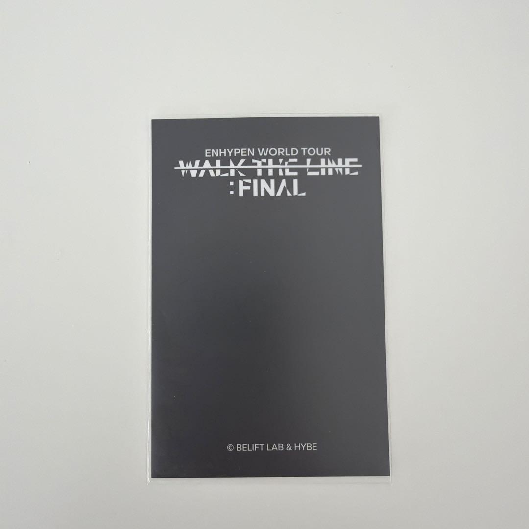 ENHYPEN walk the line final 購入特典 ソンフン