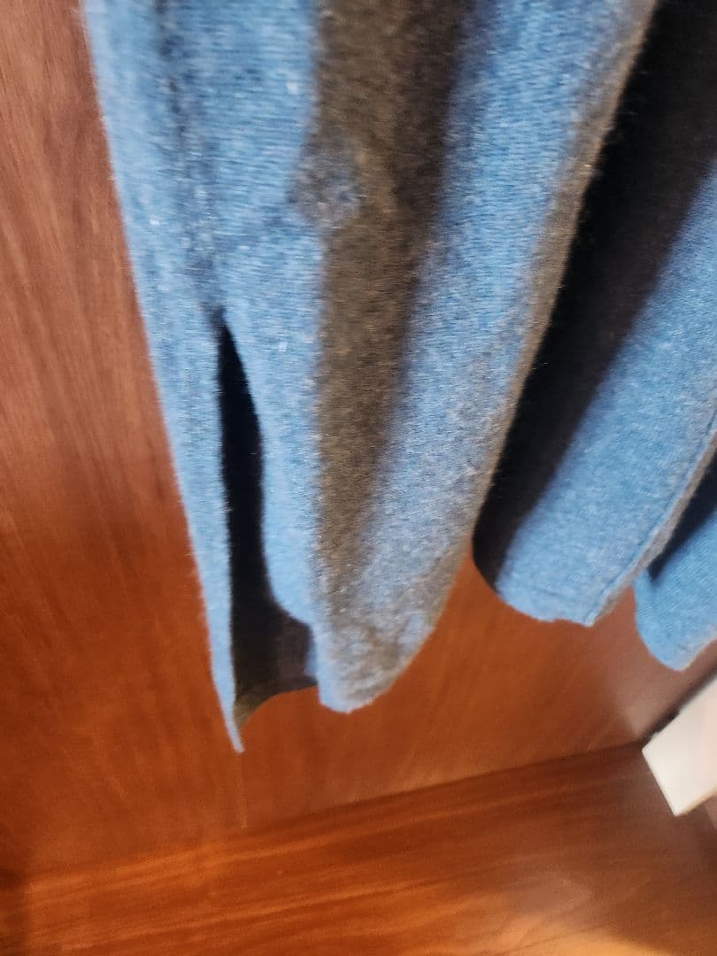 ダーマコレクション　カシミアニットタートルネックロングワンピース　LL　グリーン