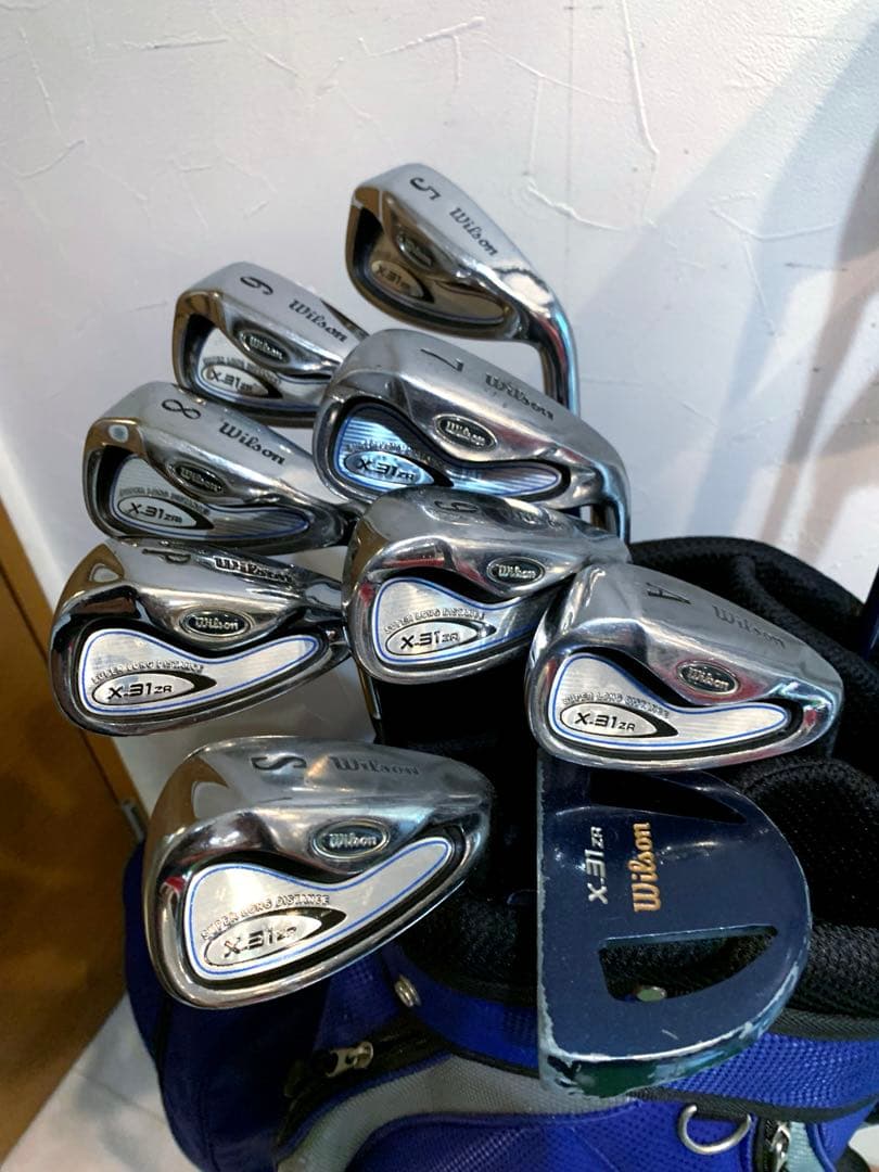 良品　ウィルソン　ゴルフクラブ　本格フルセット　優しい
