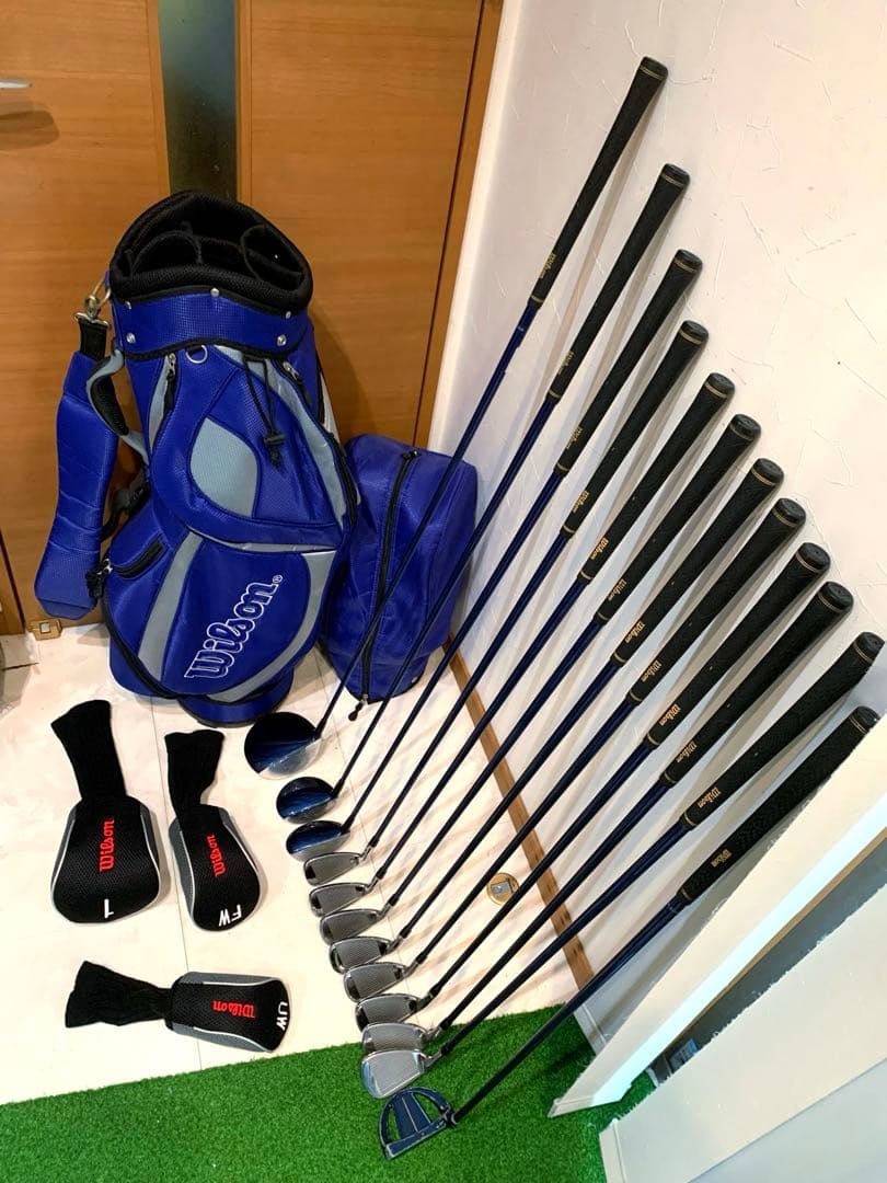 良品　ウィルソン　ゴルフクラブ　本格フルセット　優しい