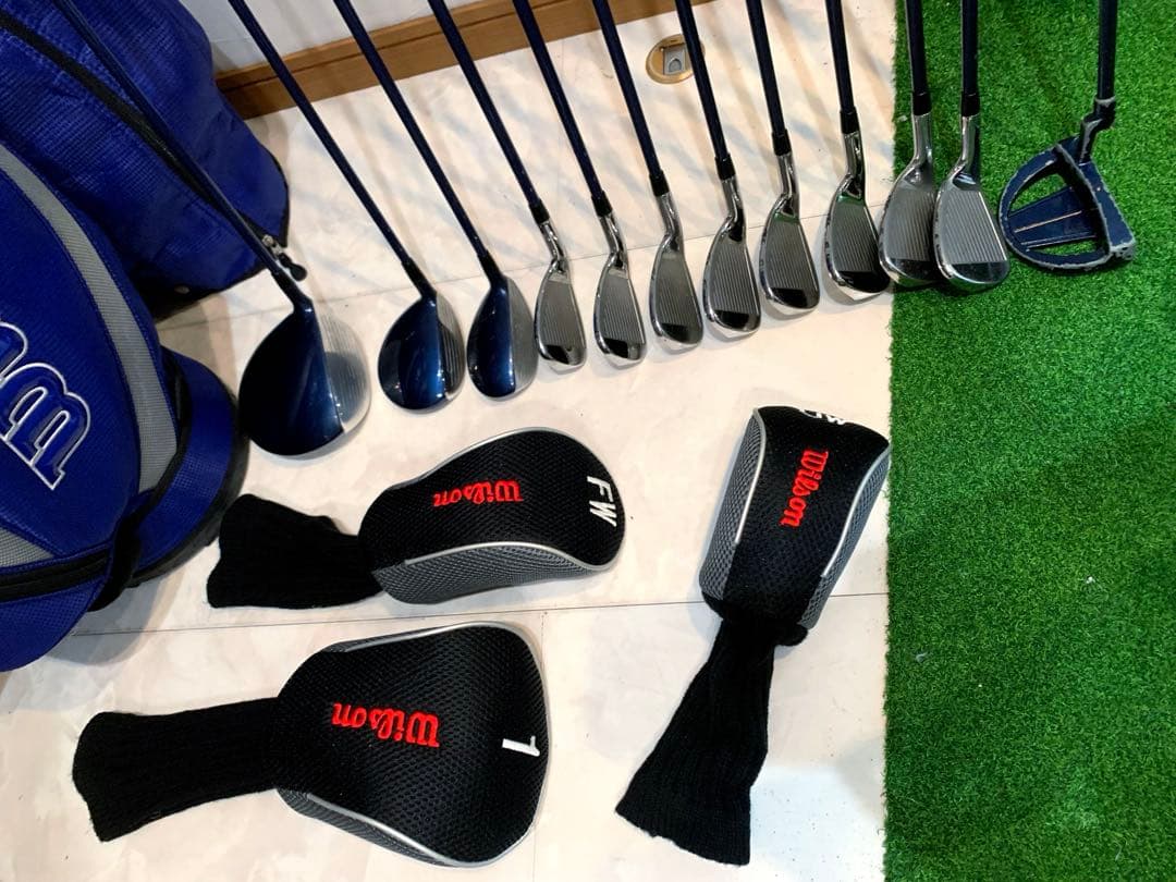 良品　ウィルソン　ゴルフクラブ　本格フルセット　優しい