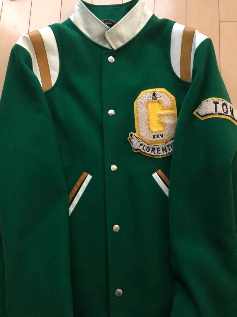 GUCCI タイガー フェルト ジャケット スタジャン グッチ 48