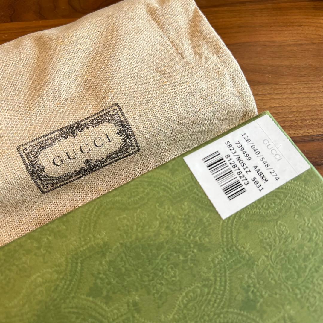 ベ*た様 GUCCI グッチ バンブー ラウンド長財布 GGマーモント ピンク7