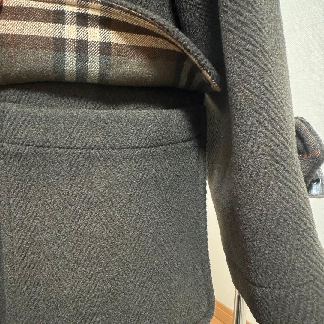 u*b様 Burberry ダッフルコート カーキ