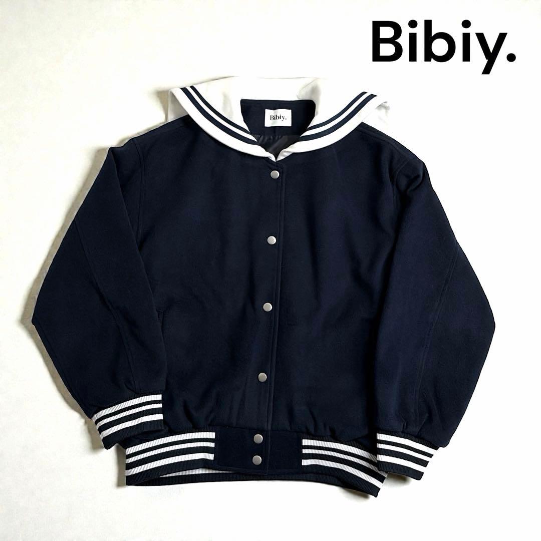 完売品 美品 Bibiy. RUBY SAILOR BLOUSON セーラー 紺