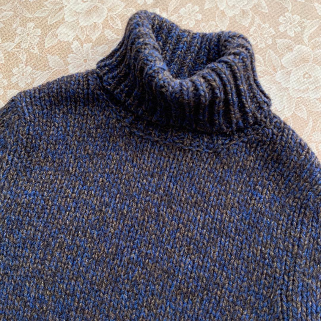 ZANONE ザノーネ ヤクウール タートルネック メランジ ニットセーター