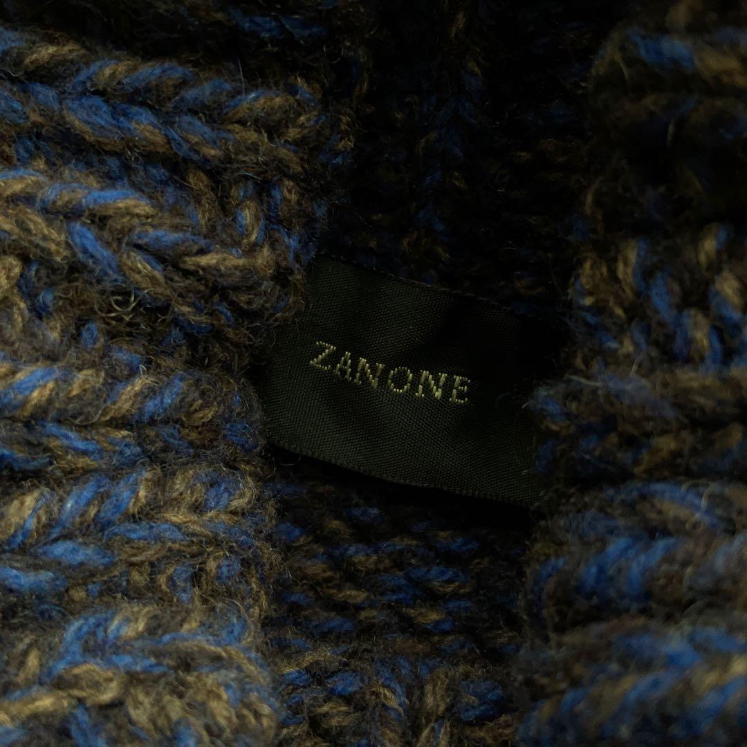 ZANONE ザノーネ ヤクウール タートルネック メランジ ニットセーター