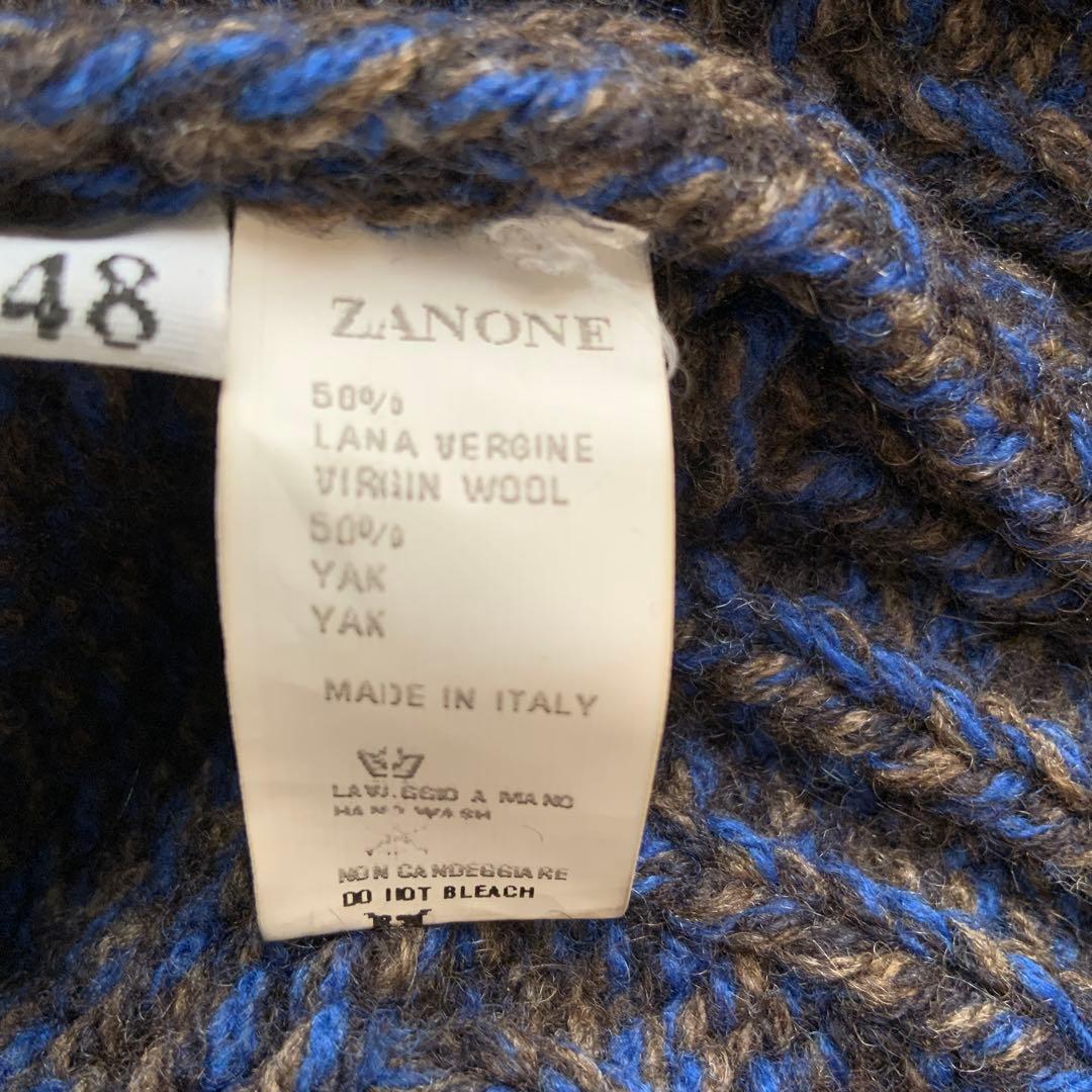 ZANONE ザノーネ ヤクウール タートルネック メランジ ニットセーター
