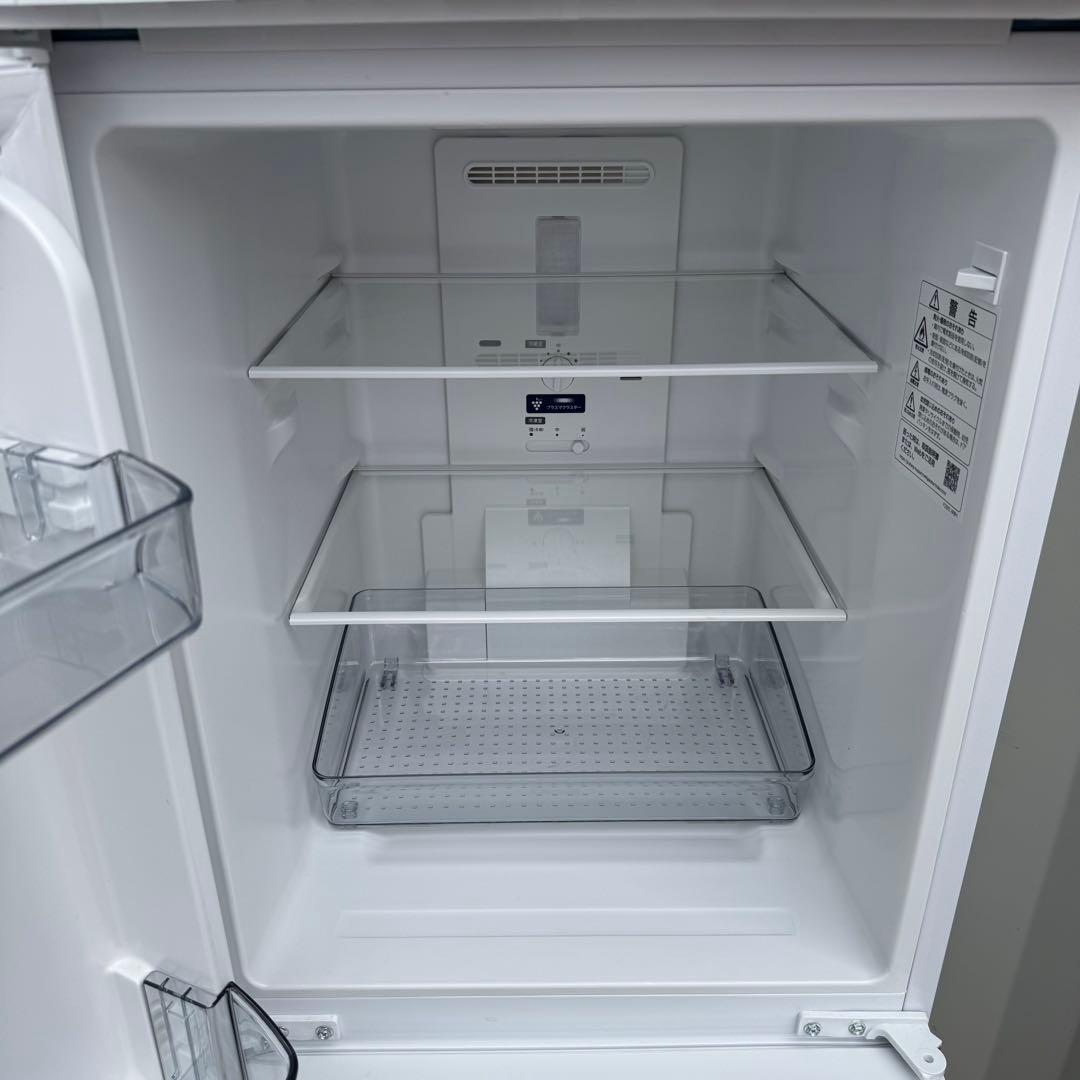 C7619★2021年製美品★シャープ　冷蔵庫　ガラス扉　ホワイト　右.左開き