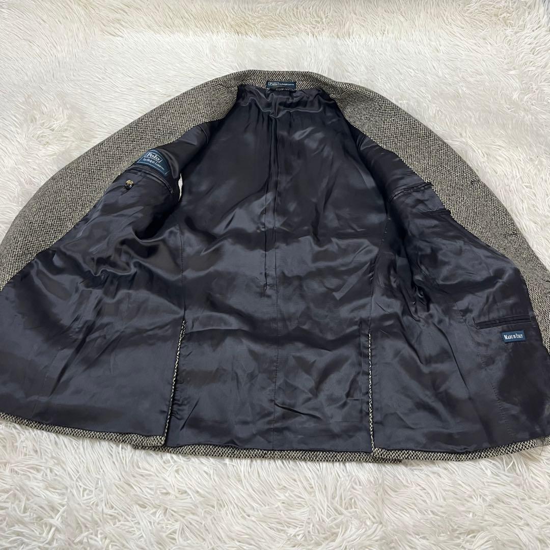 【美品】Polo Ralph Lauren L ジャケット　ウール グレー