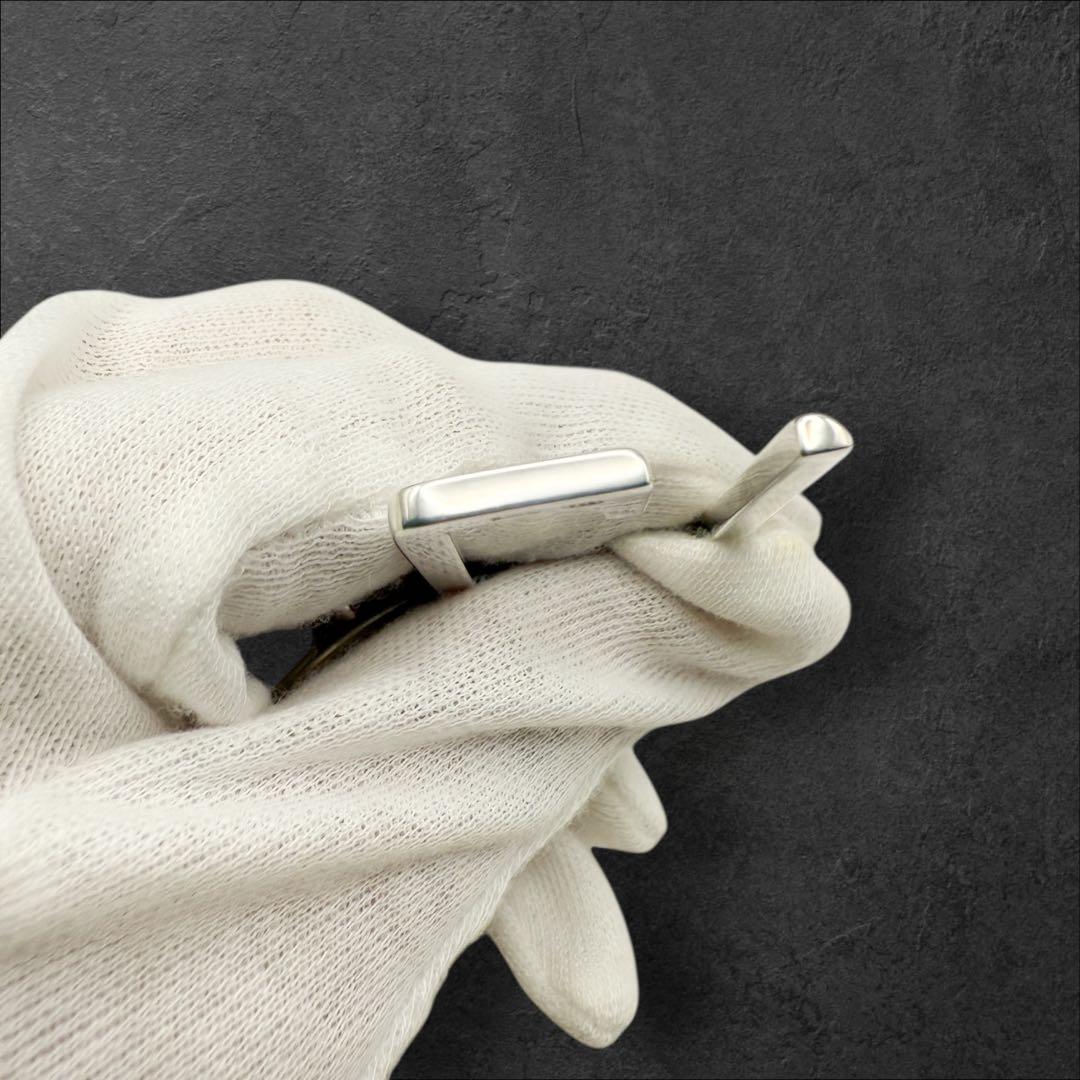 美品 GUCCI キーリング Gデザイン シルバー925 ロゴ刻印