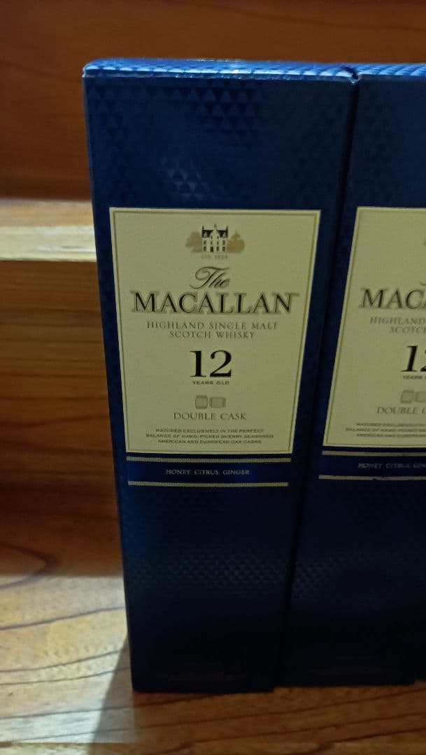 The Macallan 12 Year Old Double Cask 4本