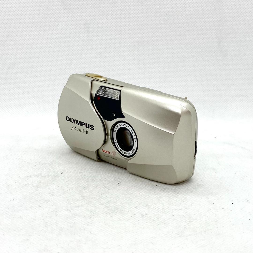 【C6876】OLYMPUS オリンパス μ［mju］−Ⅱ フィルムカメラ