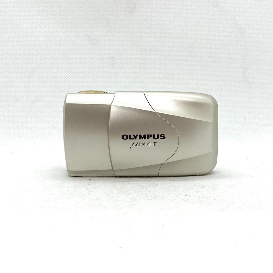 【C6876】OLYMPUS オリンパス μ［mju］−Ⅱ フィルムカメラ