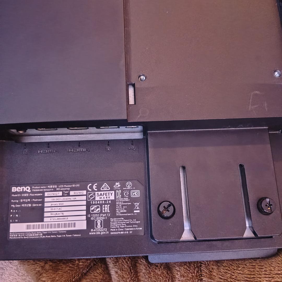 BenQ MOBIUZ EX2780Q ゲーミングモニター