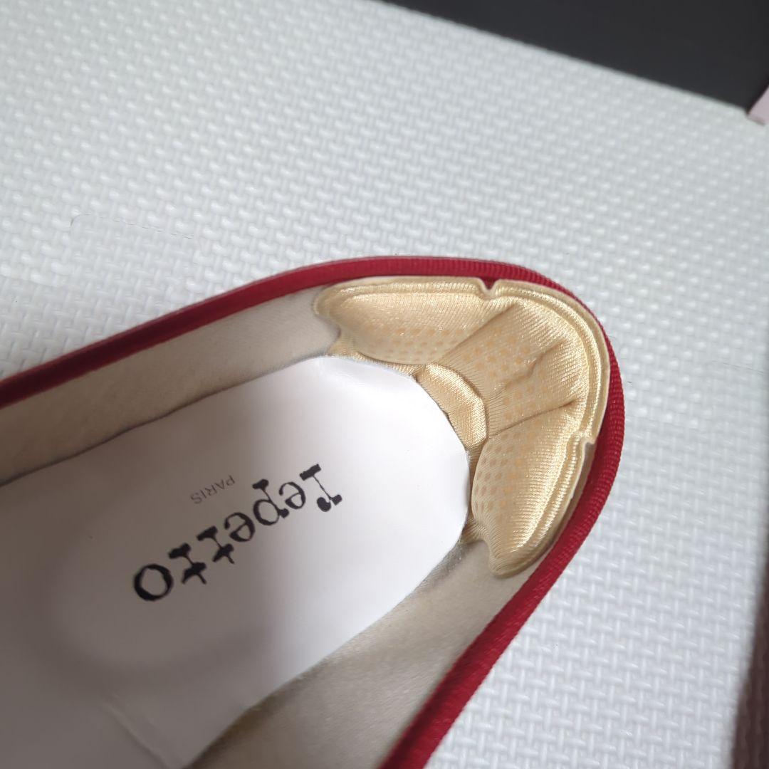 【1回利用】レペット バレエシューズ べべ 赤 40サイズ