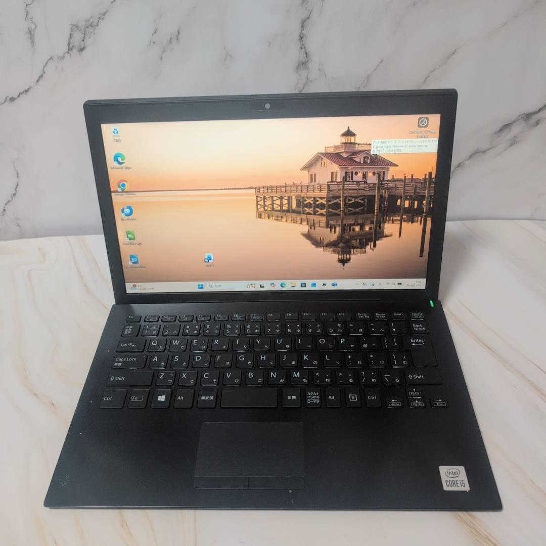 軽量/VAIO/カメラ/オフィス/8G/SSD256/Win11/黒/ノートPC