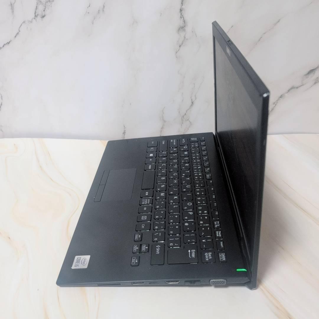 軽量/VAIO/カメラ/オフィス/8G/SSD256/Win11/黒/ノートPC