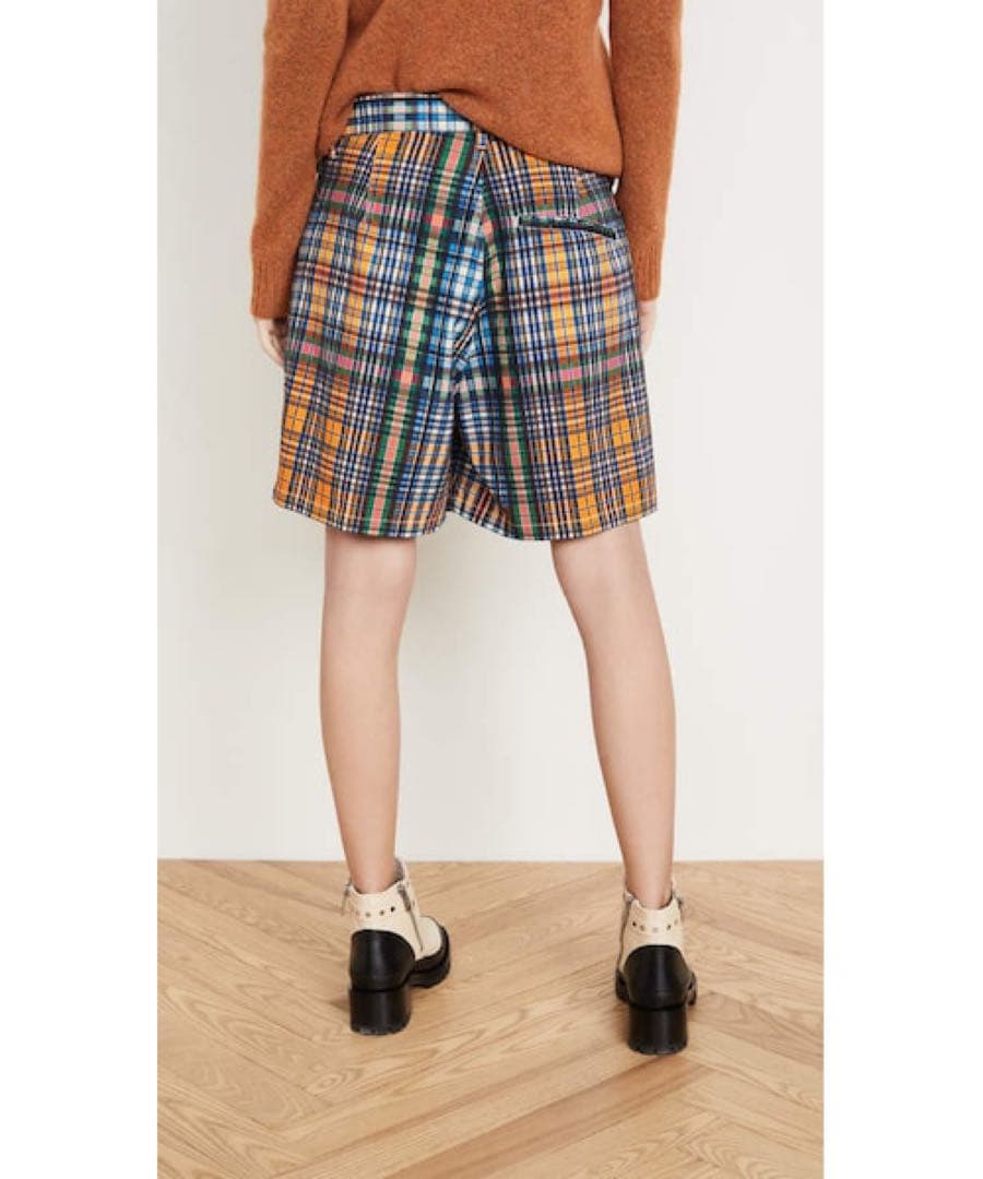 TOGA PULLA トーガプルラ　チェック　ショートパンツ　キュロット　36