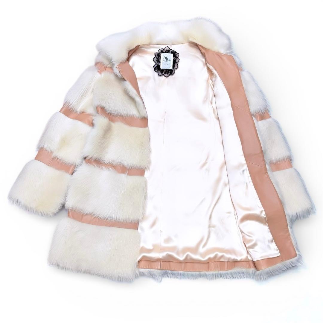 Me couture トスカナラム ファーコート 裏地シルク 風間ゆみえさん着用