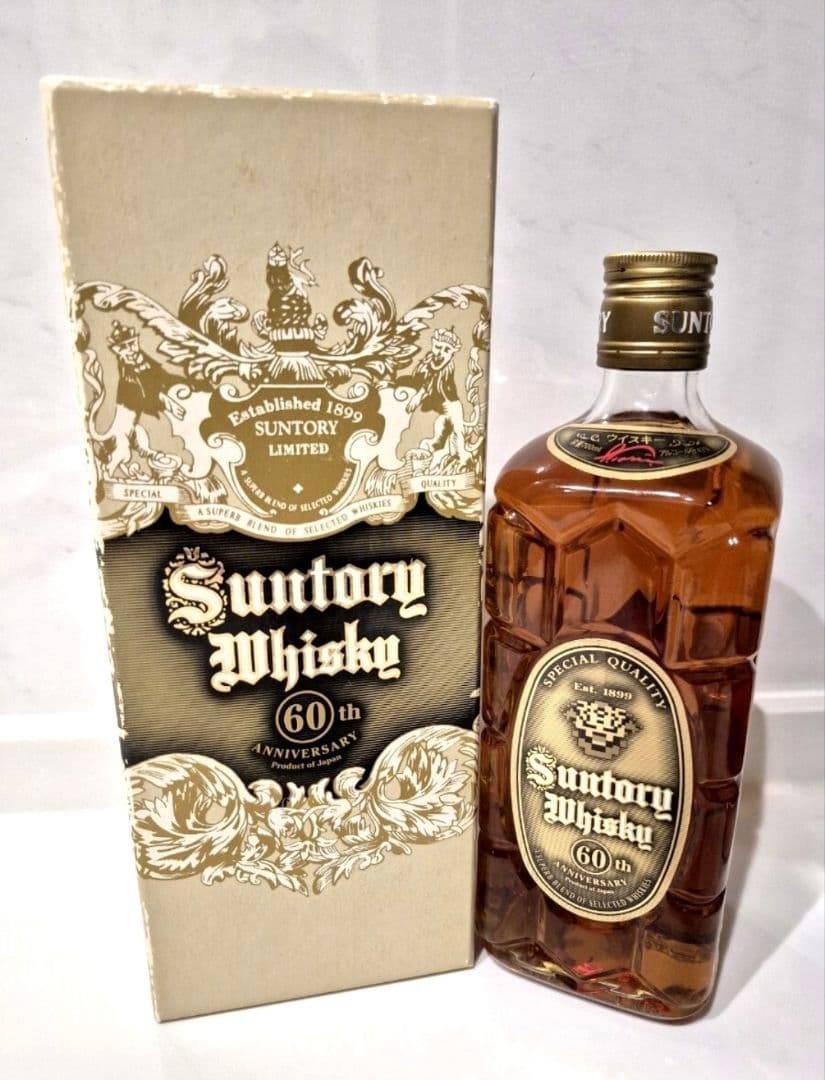 サントリー 角瓶 発売60周年記念ボトル 700ml 未開封 外箱・内袋付