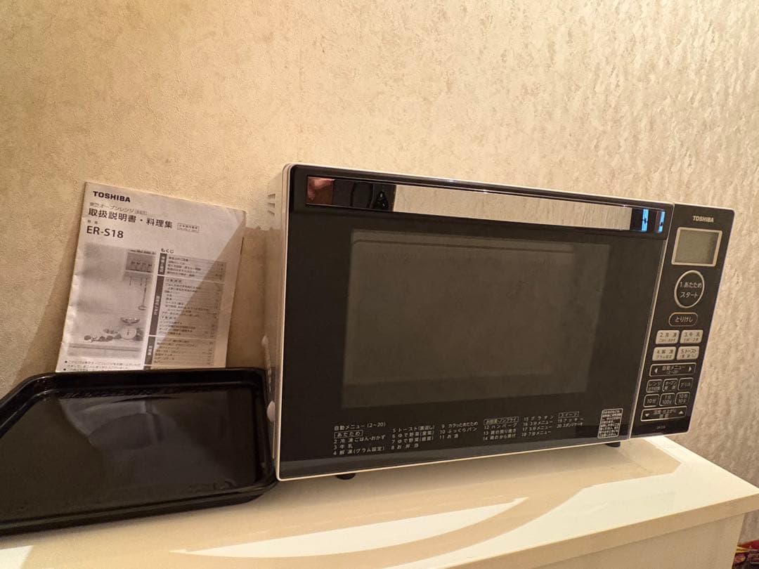 通電確認済　TOSHIBAオーブンレンジ　ER-S18