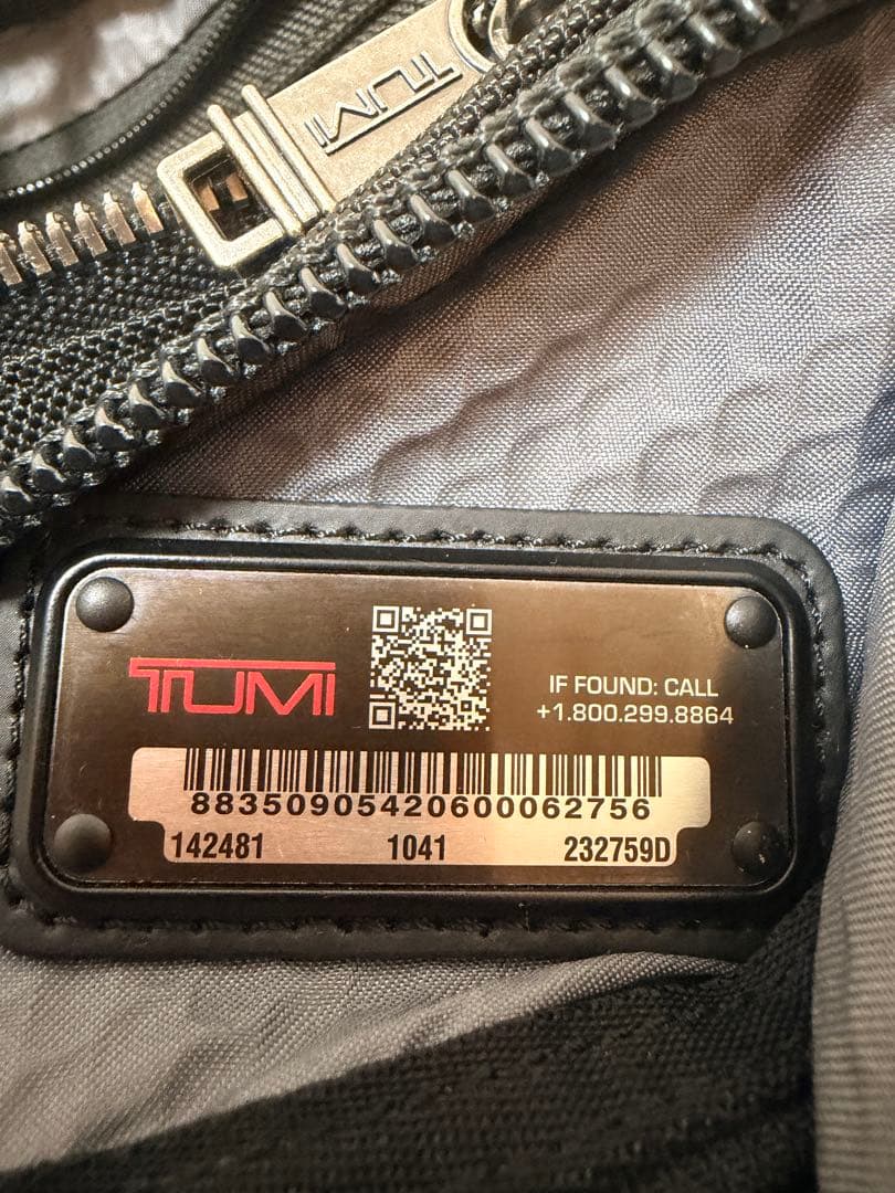 TUMI「ロジスティック」ALPHA BRAVO リュックサック