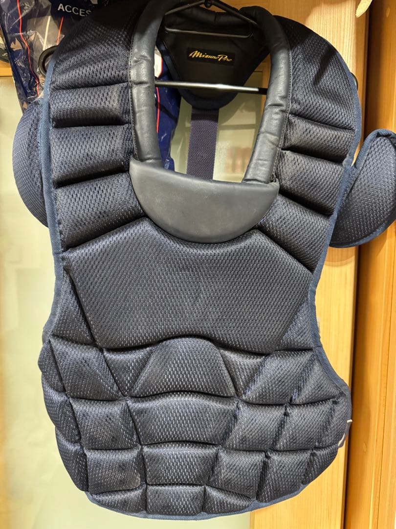 Mizuno Pro 硬式キャッチャープロテクター ネイビー