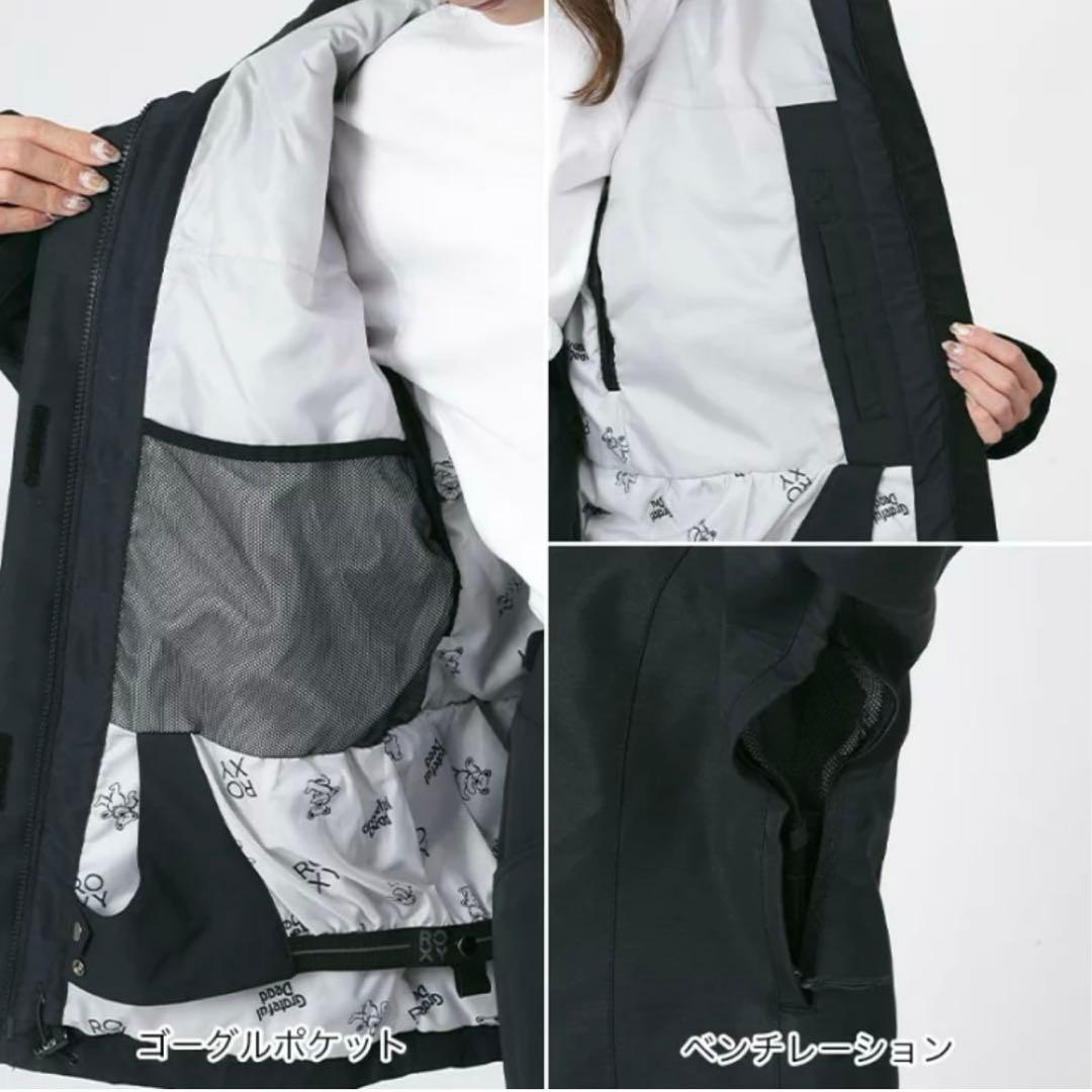 新品未使用　ロキシー×グレイトフル・デッドコラボ　スノボーウェア　ブラックM