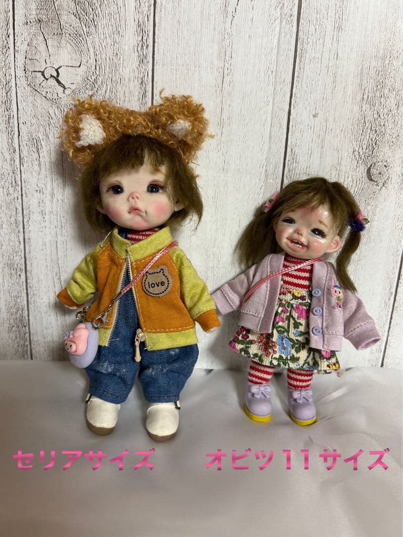 樹脂粘土ドール　創作ドール　手作り人形　樹脂粘土ベビー