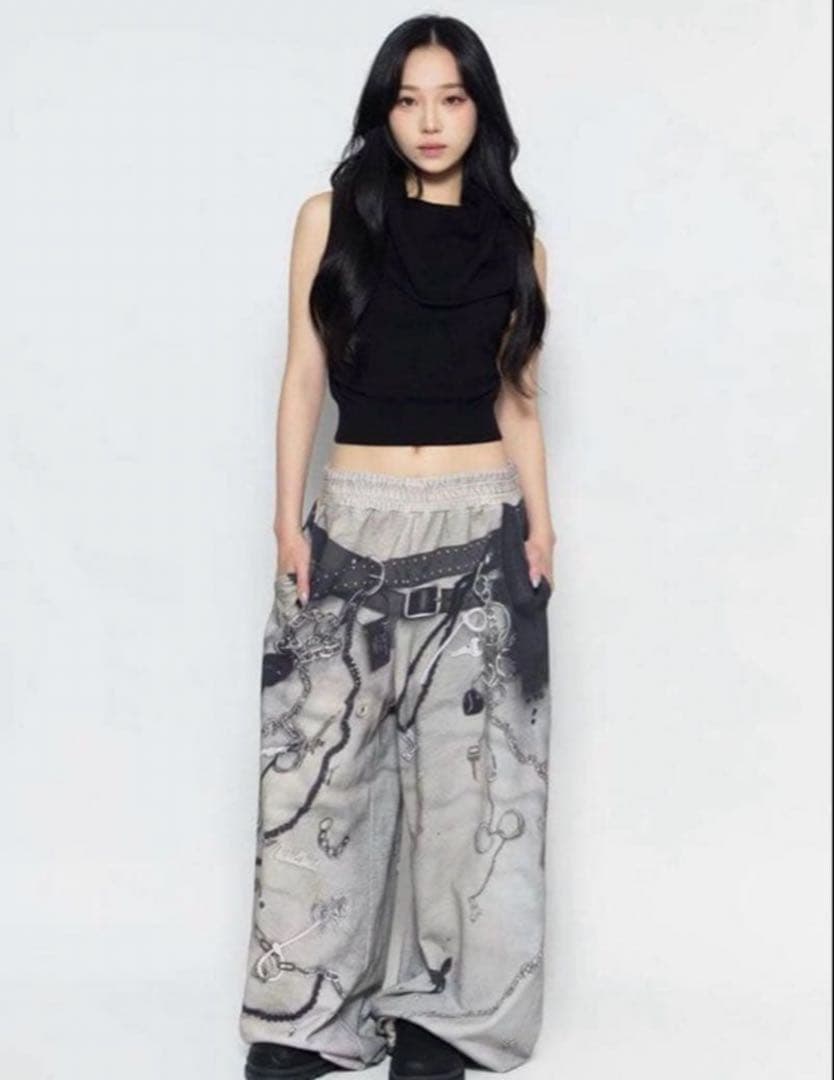 パンツ theredthread S print sweat2 toys