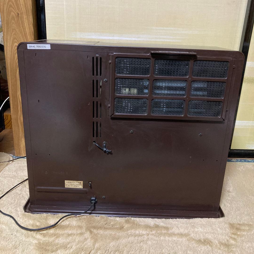 昭和レトロ SANYO 石油ファンヒーター 完動品 木目インテリア