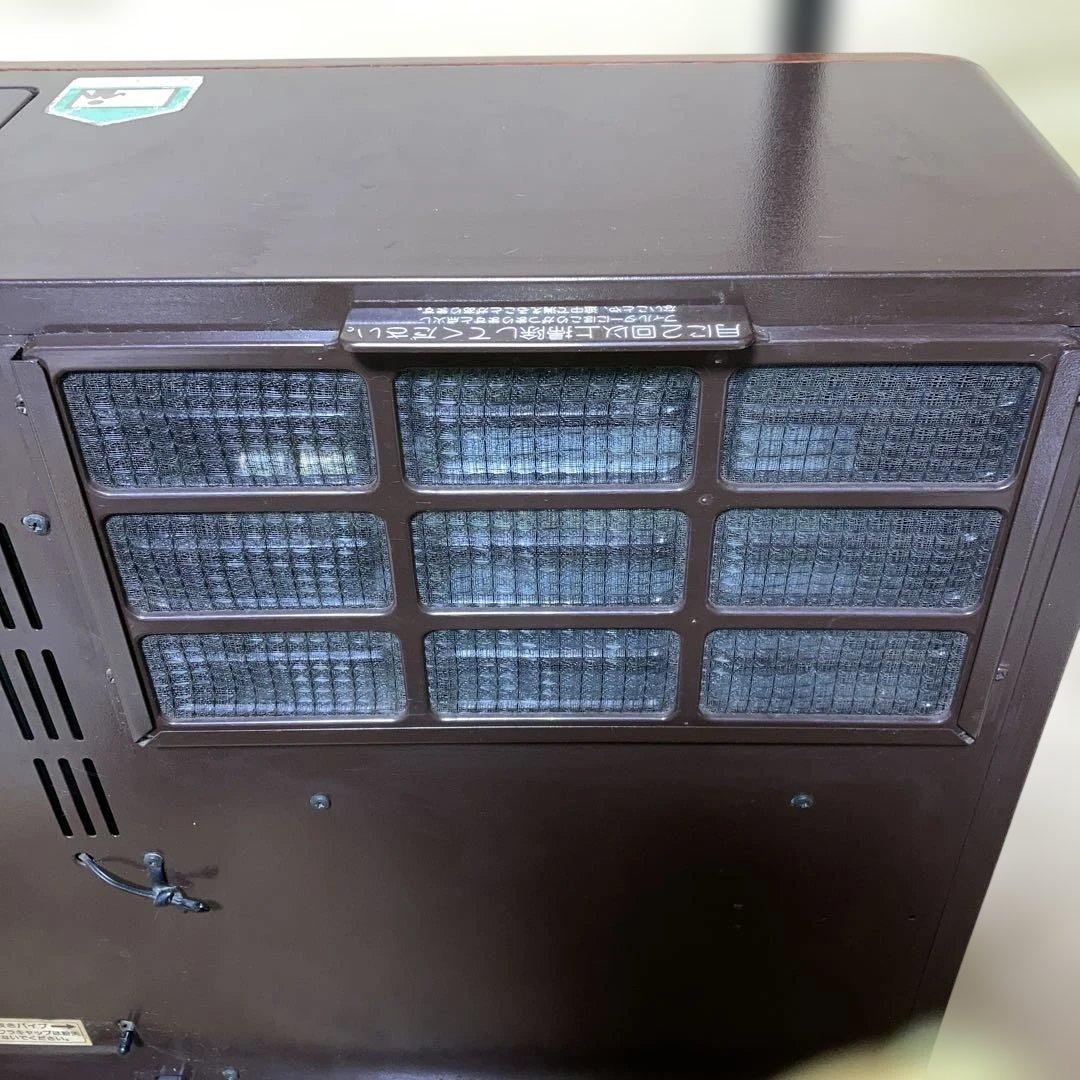 昭和レトロ SANYO 石油ファンヒーター 完動品 木目インテリア