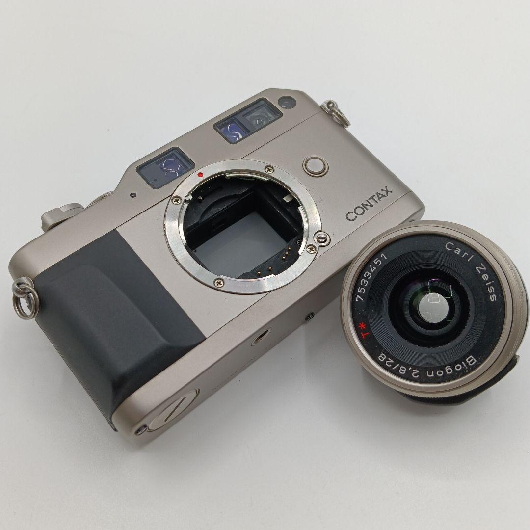 CONTAX G1 シルバー フィルムカメラ　上野2