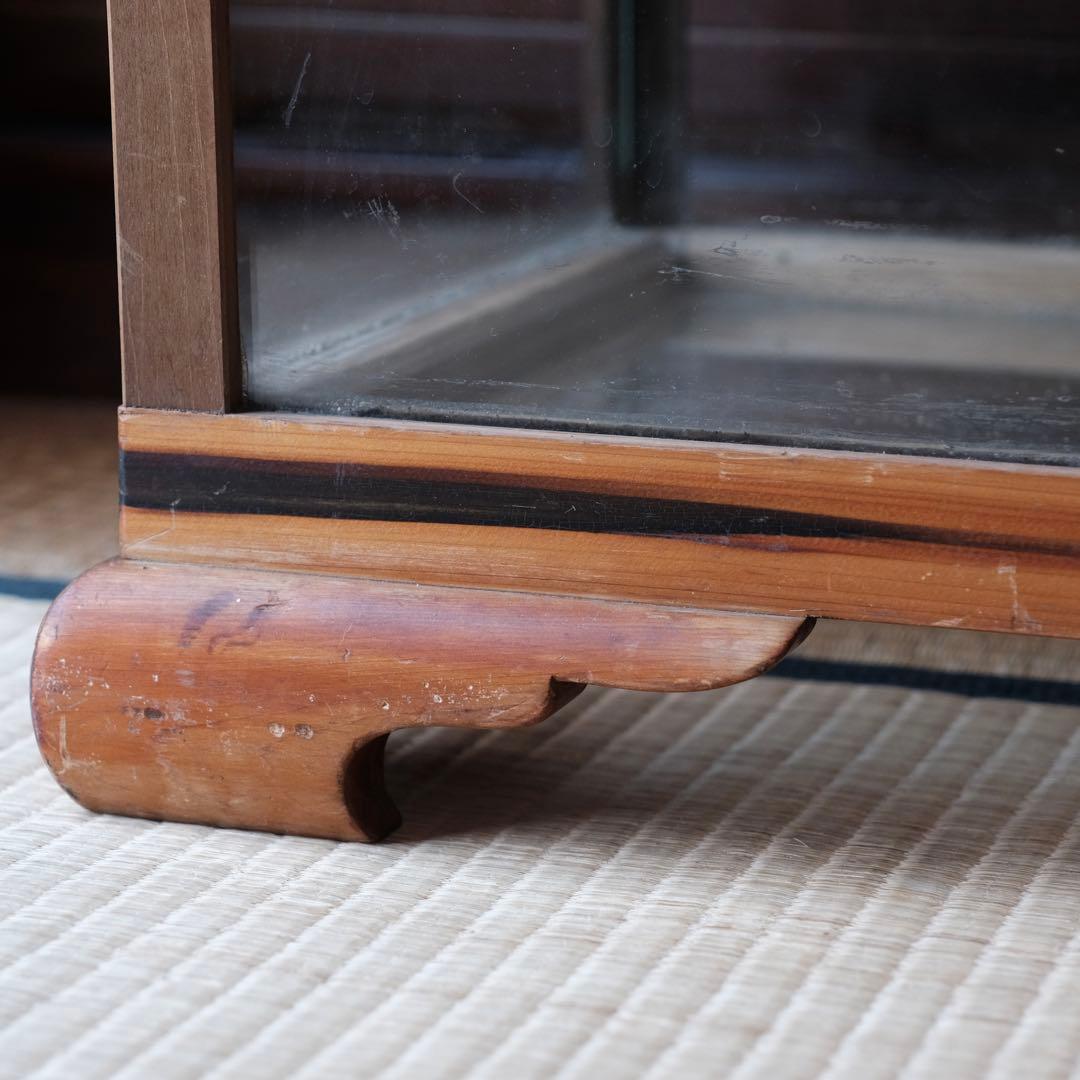 古道具 木製 木枠 ガラスケース 飼育ケース ケージ 小動物 爬虫類 昆虫などに