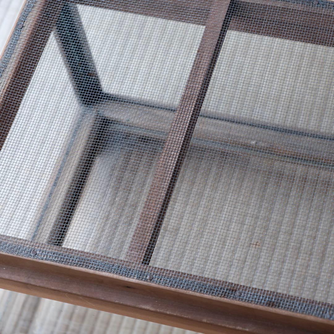 古道具 木製 木枠 ガラスケース 飼育ケース ケージ 小動物 爬虫類 昆虫などに