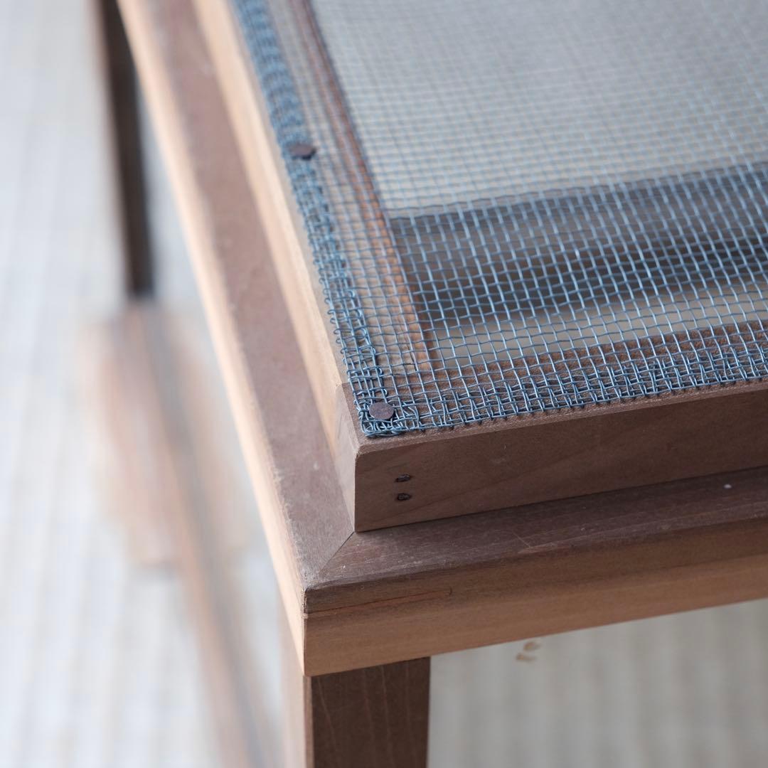 古道具 木製 木枠 ガラスケース 飼育ケース ケージ 小動物 爬虫類 昆虫などに