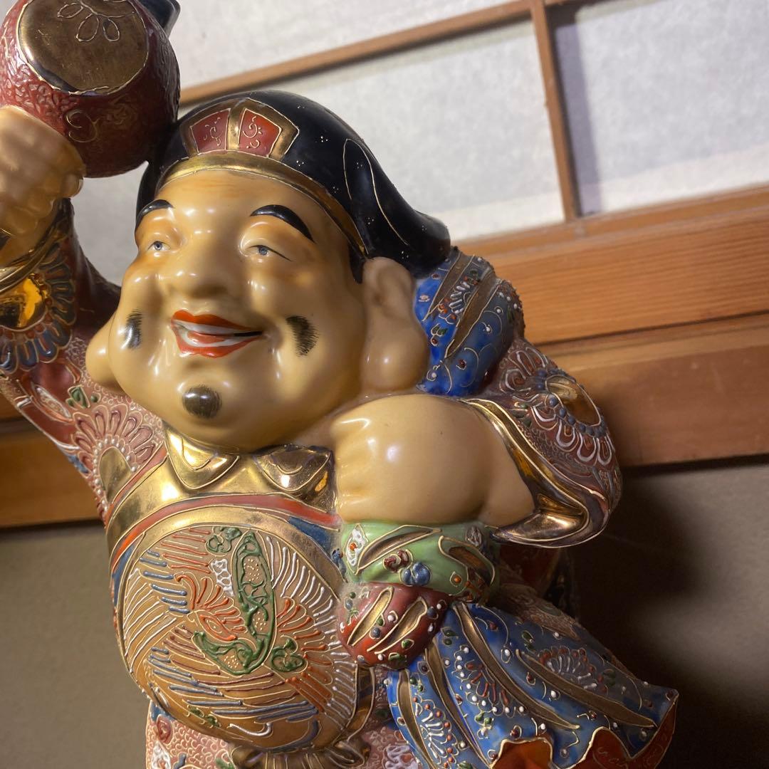 古九谷焼　大黒天置物