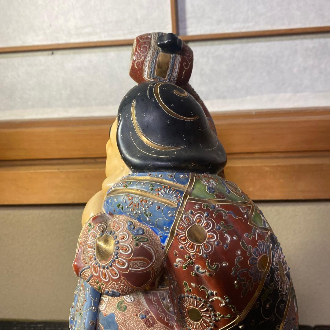 古九谷焼　大黒天置物