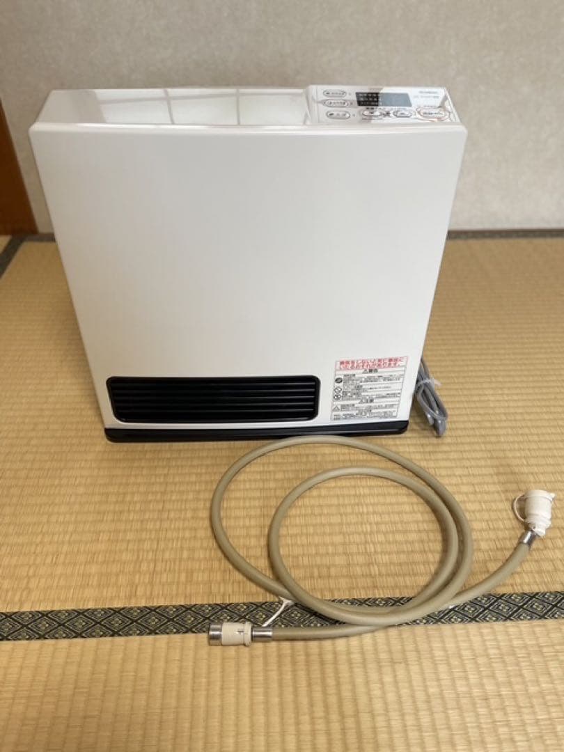 美品　リンナイRinnai ガスファンヒーター　ホワイト　SGF-409R