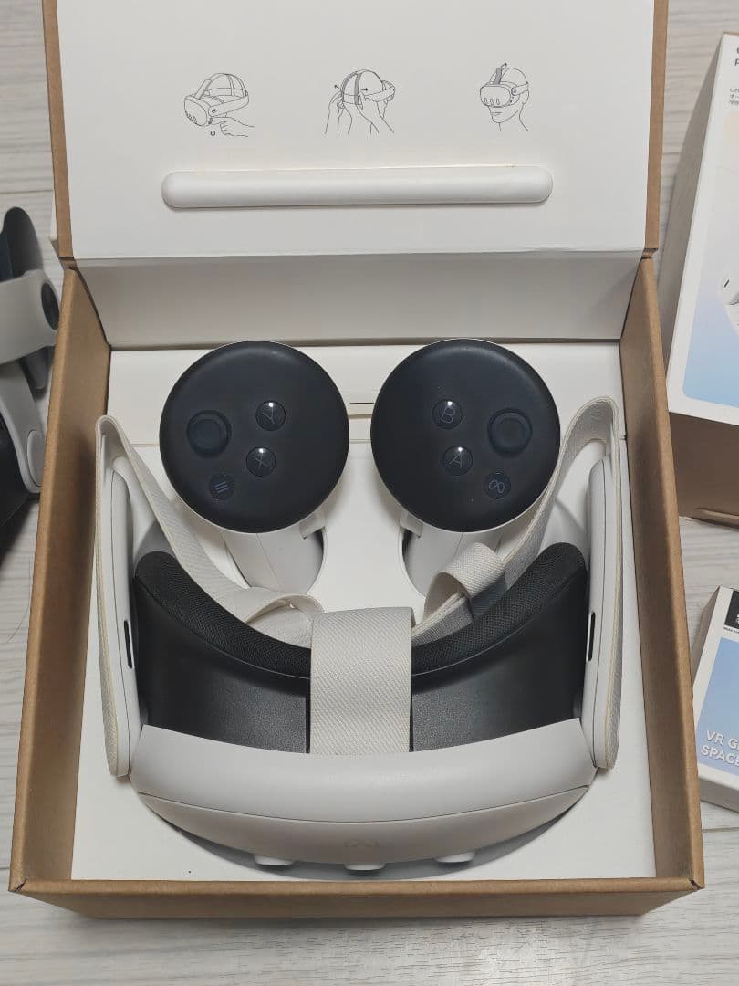 [セット]  Quest 3 VRヘッドセット 128GB
