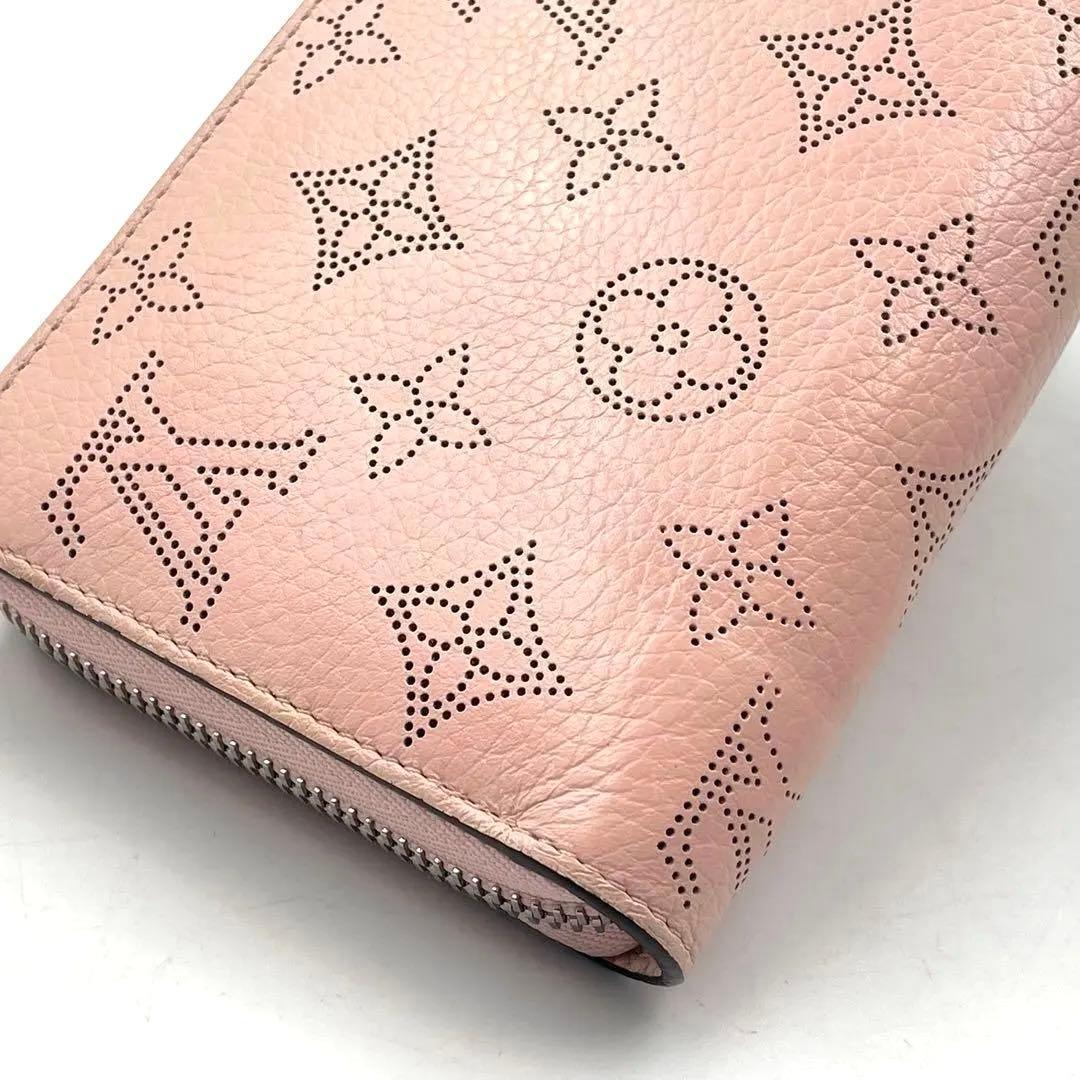 《超美品》ルイヴィトン マヒナ ジッピーウォレット モノグラム 長財布 ピンク系