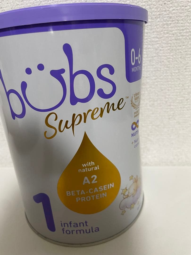 Bubs（バブズ）シュプリーム A2 粉ミルク ステップ1