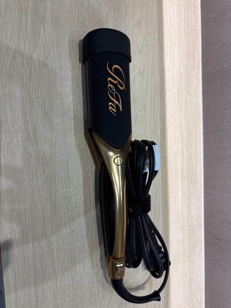 ひろりんReFa ストレートヘアアイロン ブラック/ゴールド