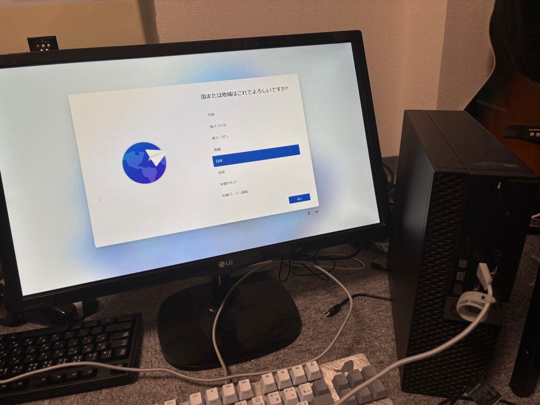 デスクトップPC＋モニター セット すぐ使える／早い者勝ち